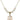 Saint Christopher Cross Crystal Necklace | 3/4 inch | 6mm Beads   14kt Gold Filled