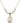 Saint Christopher Cross Crystal Necklace | 3/4 inch | 6mm Beads   14kt Gold Filled