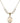 Saint Christopher Crystal Necklace | 3/4 inch | 6mm Beads   14kt Gold Filled