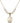 Saint Christopher Crystal Necklace | 3/4 inch | 6mm Beads   14kt Gold Filled