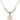 Saint Christopher Crystal Necklace | 3/4 inch | 6mm Beads   14kt Gold Filled