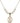 Saint Christopher Crystal Necklace | 3/4 inch | 6mm Beads   14kt Gold Filled