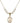 Saint Christopher Crystal Necklace | 3/4 inch | 6mm Beads   14kt Gold Filled
