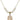 Saint Christopher Crystal Necklace | 3/4 inch | 6mm Beads   14kt Gold Filled