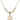Saint Christopher Crystal Necklace | 3/4 inch | 6mm Beads   14kt Gold Filled