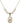 Saint Christopher Crystal Necklace | 3/4 inch | 6mm Beads   14kt Gold Filled