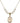Saint Christopher Crystal Necklace | 3/4 inch | 6mm Beads   14kt Gold Filled
