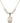 Saint Christopher Crystal Necklace | 3/4 inch | 6mm Beads   14kt Gold Filled