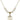 Saint Sebastian Crystal Necklace | 3/4 inch | 6mm Beads   14kt Gold Filled