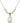 Saint Sebastian Crystal Necklace | 3/4 inch | 6mm Beads   14kt Gold Filled