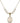 Saint Sebastian Crystal Necklace | 3/4 inch | 6mm Beads   14kt Gold Filled