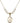 Saint Sebastian Crystal Necklace | 3/4 inch | 6mm Beads   14kt Gold Filled