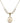 Saint Sebastian Crystal Necklace | 3/4 inch | 6mm Beads   14kt Gold Filled