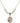 Saint Sebastian Crystal Necklace | 3/4 inch | 6mm Beads   14kt Gold Filled