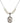 Collar de cristal con San Sebastián nadando | 3/4 pulgada | Cuentas de 6 mm | N31-8167