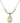 Saint Sebastian Crystal Necklace | 3/4 inch | 6mm Beads   14kt Gold Filled