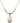 Saint Sebastian Crystal Necklace | 3/4 inch | 6mm Beads   14kt Gold Filled