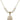 Saint Sebastian Crystal Necklace | 3/4 inch | 6mm Beads   14kt Gold Filled