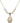 Saint Sebastian Crystal Necklace | 3/4 inch | 6mm Beads   14kt Gold Filled