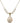 Saint Sebastian Crystal Necklace | 3/4 inch | 6mm Beads   14kt Gold Filled