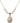 Saint Sebastian Crystal Necklace | 3/4 inch | 6mm Beads   14kt Gold Filled