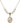 Saint Sebastian Crystal Necklace | 3/4 inch | 6mm Beads   14kt Gold Filled