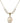 Saint Sebastian Crystal Necklace | 3/4 inch | 6mm Beads   14kt Gold Filled