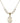 Saint Christopher Crystal Necklace | 3/4 inch | 6mm Beads   14kt Gold Filled