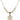 Saint Christopher Crystal Necklace | 3/4 inch | 6mm Beads   14kt Gold Filled