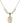Saint Christopher Crystal Necklace | 3/4 inch | 6mm Beads   14kt Gold Filled
