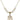 Saint Sebastian Crystal Necklace | 3/4 inch | 6mm Beads   14kt Gold Filled
