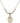Saint Sebastian Crystal Necklace | 3/4 inch | 6mm Beads   14kt Gold Filled