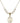 Saint Sebastian Crystal Necklace | 3/4 inch | 6mm Beads   14kt Gold Filled