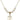 Saint Sebastian Crystal Necklace | 3/4 inch | 6mm Beads   14kt Gold Filled