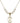 Saint Sebastian Crystal Necklace | 3/4 inch | 6mm Beads   14kt Gold Filled