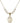 Saint Christopher Crystal Necklace | 3/4 inch | 6mm Beads   14kt Gold Filled