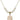 Saint Christopher Crystal Necklace | 3/4 inch | 6mm Beads   14kt Gold Filled