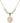 Saint Christopher Crystal Necklace | 3/4 inch | 6mm Beads   14kt Gold Filled