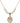 Saint Christopher Crystal Necklace | 3/4 inch | 6mm Beads   14kt Gold Filled