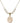 Saint Christopher Crystal Necklace | 3/4 inch | 6mm Beads   14kt Gold Filled