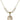Saint Christopher Crystal Necklace | 3/4 inch | 6mm Beads   14kt Gold Filled