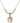 Saint Christopher Crystal Necklace | 3/4 inch | 6mm Beads   14kt Gold Filled