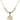Saint Vincent Ferrer Crystal Necklace | 3/4 inch | 6mm Beads   14kt Gold Filled