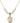 Saint Vincent Ferrer Crystal Necklace | 3/4 inch | 6mm Beads   14kt Gold Filled