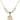 Our Lady of Fatima Crystal Necklace | 3/4 inch | 6mm Beads   14kt Gold Filled