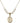 Our Lady of Fatima Crystal Necklace | 3/4 inch | 6mm Beads   14kt Gold Filled
