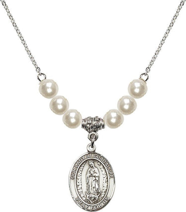 Nuestra Señora de Guadalupe Collar de Cristal de Guadalupe | 3/4 pulgadas | N31-8206