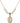 Infant of Prague Crystal Necklace | 3/4 inch | 6mm Beads   14kt Gold Filled