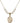 Saint Maria Goretti Crystal Necklace | 3/4 inch | 6mm Beads   14kt Gold Filled