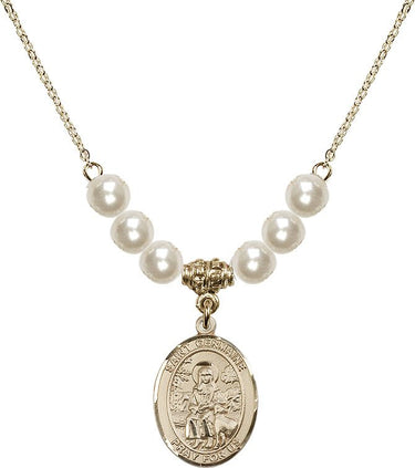 Collar de cristal Santa Germana Cousin | 1.9 cm | Cuentas de 6 mm | N31-8211